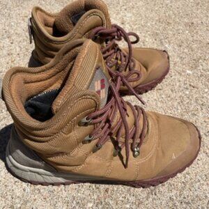 Waterproof Columbia Mens Hiking Boots Size 9